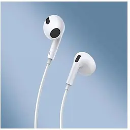 Навушники Baseus Encok Wired C17 (Type-C) white NGCR010002 - мініатюра 3