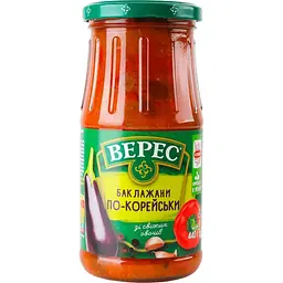 Баклажани Верес по-корейськи 440 г