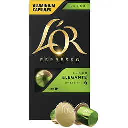Кава в капсулах L'or Lungo Elegante в капсулах 10шт (8711000360552) [156761]