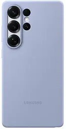Оригінальний протиударний силіконовий чохол Silicone Case Samsung Galaxy S25 Ultra Light Blue EF-PS938CLEGWW - мініатюра 1