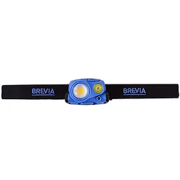 Ліхтар налобний Brevia 400Lm + 200Lm 3W+3W COB 1200mAh IP65 (14100WX1) - мініатюра 2