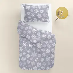 Дитяча постільна білизна фланель в ліжечко SNOWFLAKES CS8 COSAS (4822052480533) - мініатюра 2