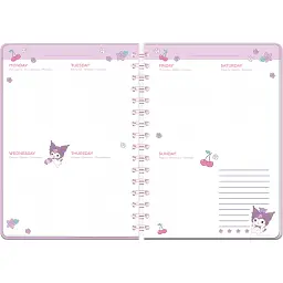 Щоденник на спіралі Kite Hello Kitty тверда обкладинка (HK26-438) - мініатюра 2
