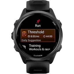 Смарт-годинник Garmin Forerunner 570 42mm Slate Gray Aluminum w. Translucent Black/Black Band (010-02970-00) - мініатюра 4