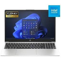 Ноутбук HP 250 G10 i3-1315U 45GHz, IPS, 32GB DDR4, 1TB, UHD, Windows 11 Професійна, Metalic