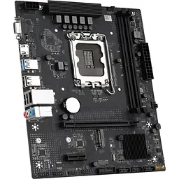 Материнська плата Maxsun LGA1700, Challenger B760M-F, B760, 2xDDR4, Int.Video(CPU), 3xSATA3, 1xPCI-E 16x 4.0, 1xPCI-E 1x, 1xM.2 4.0, GbE, 2xUSB3.2/4xUSB2.0, VGA/HDMI, MicroATX (MS-Challenger B760M-F) - мініатюра 3