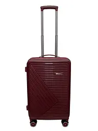 Валіза міні ручна поклажа Milano bag 050 поліпропілен XS Бордовий