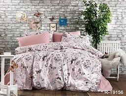 Комплект постільної білизни з компаньйоном (R-T9156) Євро TAG tekstil pbe0036744 - мініатюра 1