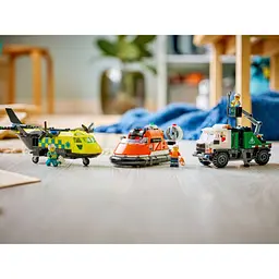 Конструктор LEGO City Ремікс літака, вантажівки та судна на повітряній подушці 990 деталей (60505) - мініатюра 9