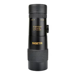 Монокуляр зі штативом і смартфон-адаптером Sigeta Haunt 8-24x40 - мініатюра 5