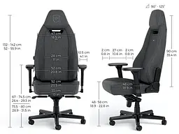 Крісло геймерське Noblechairs Legend TX Anthracite (NBL-LGD-TX-ATC) - мініатюра 9