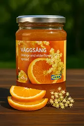 Апельсиновий джем із бузиною IKEA VÄGGSÅNG 425 г