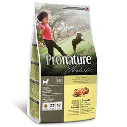 Сухий корм Pronature Holistic Puppy Chicken&Sweet Potato 2.72 кг Пронатюр з куркою та бататом корм для цуценят