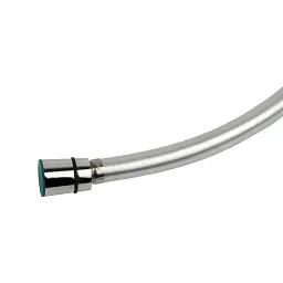 Шланг для душа AQUATICA 1/2" PVC 3-х шаровий з підшипником сріблястий (XB-0173) - мініатюра 2