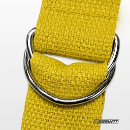 Ремінь для йоги EasyFit жовтий - мініатюра 6