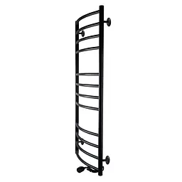 Рушникосушарка UNIO LDE ER 1200-500-12 BLK Драбинка Дуга Еліт чорна (21555) - мініатюра 4