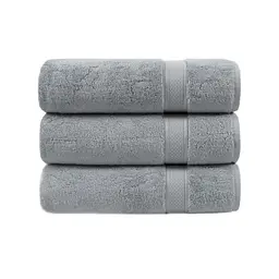 Рушник махровий Lotus Home - Grand soft twist grey сірий 50x90