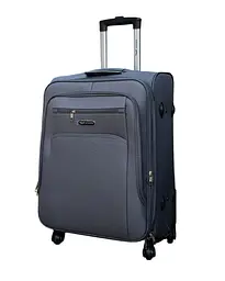 Валіза Wings 2501 велика 97л сіра (2501-L-Grey) - мініатюра 1