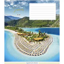 Зошит учнівський Школярик Summer paradise, у клітинку, 24 аркуші, ВД-лак, 25 шт. (024-3251K) - мініатюра 2