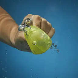 Водяні бомбочки Hasbro Nerf Super Soaker Hydro Balls 6-Pack, блакитні з жовтим, 6 шт. (F6393) - мініатюра 5
