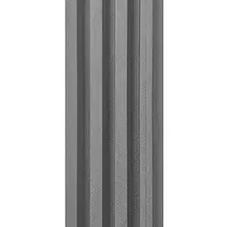 Декоративна стінова рейка Sticker Wall 160x23x3000мм (D) SW-00001534 Срібна - мініатюра 5