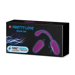 Віброяйце Pretty Love Shock Fun 19 см фіолетовий - мініатюра 6