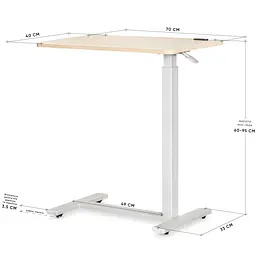 Стіл Hommex Mobidesk USB Maple ( TH-010 Maple) - мініатюра 2