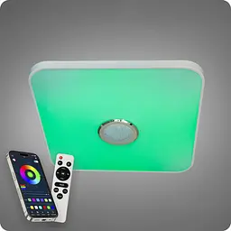 Люстра світлодіодна 517 Dlight RGB з пультом і колонкою 80Вт Білий (02164) - мініатюра 5