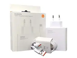 Мережевий зарядний пристрій Xiaomi 120 W Charger + USB Type-C Cable White (BHR6034EU) - мініатюра 5