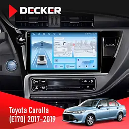Штатна магнітола Toyota Corolla (E170) 2017-2019 Decker D10-010 6x128, DSP, 4G, 2K Decker (НФ-00009418)