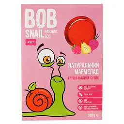 Фруктово-ягодно-овощной мармелад Bob Snail Груша-Малина-Свекла 108 г