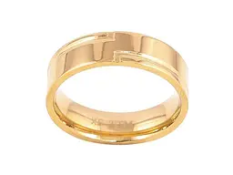 Каблучка XUPING Stainless Steel 14К Декоративний візерунок 6мм 10749 р.18