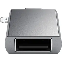 Адаптер Satechi Aluminum Type-C to USB-A 3.0 Adapter Space Gray (ST-TCUAM) - мініатюра 4