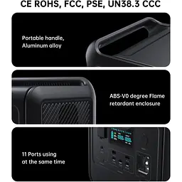 Зарядна станція Choetech BS060 800W [123592] - мініатюра 5