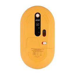 Комп'ютерна миша 2E MF300 FLORA:POPPY Silent WL BT жовтий teh0014097 - мініатюра 2