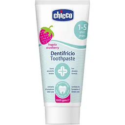 Уцінка. Зубна паста Chicco Полуниця з фтором 50 мл (07429.00)