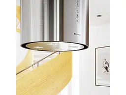 Витяжка GLOBALO Cylindro Isola 39.5 Inox - мініатюра 5