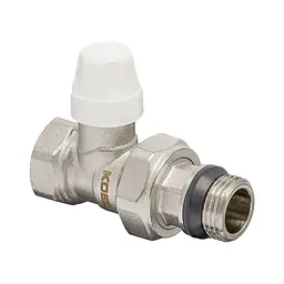Комплект для підключення радіатора Koer 1/2"x1/2" прямий з термоголовкою SET-12 KR3177 - мініатюра 3