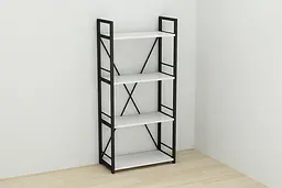 Етажерка 4/60 Ferrum-decor Серії Коннект 120x60x28 чорний ДСП Білий 16мм (FRD-104236) - мініатюра 6