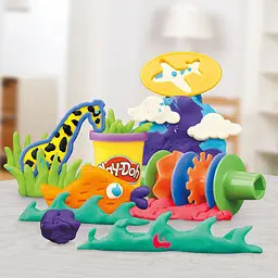 Набір для творчості Hasbro з масою для ліплення Play-Doh Land Air and Sea (F8788) - мініатюра 9