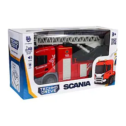Автомодель серії "Big Truck" – ПОЖЕЖНА МАШИНА SCANIA (світло, звук, функ. води) TechnoDrive 6407KS - мініатюра 5