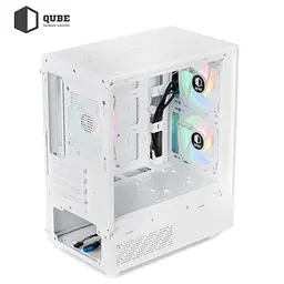 Корпус QUBE GEON ARGB White (GEON_GWNU3) - мініатюра 9