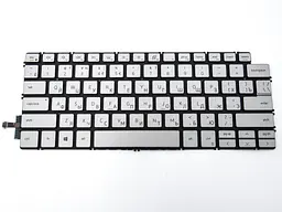 Клавіатура для DELL Inspiron 5390 5391 7391 5490 5491 5493 5498 7490 7491 (RU silver з підсвічуванням) - мініатюра 3