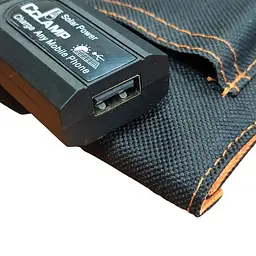 Сонячна панель трансформер акумулятор від сонця Solar Panel на 1 USB GDTimes GD-ZD0610 10Вт - мініатюра 4