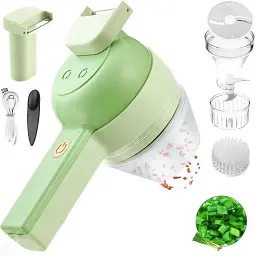 Ручний подрібнювач для овочів 4 в 1 Food Chopper - мініатюра 3