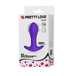Анальна пробка Pretty Love Morton 10.4 см (синій) - мініатюра 9