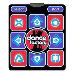 Танцювальний килимок X-TREME Dance PAD Platinum для PC (4 жовтогарячих, 4 фіолетові стрілки) килимок для танців - мініатюра 4