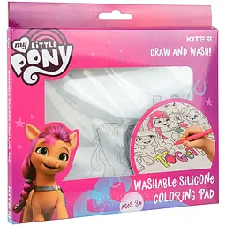 Підкладка розмальовка Kite Little Pony 30х40 см силіконова (LP22-424) - мініатюра 2