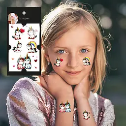 Тату Дружні єдинороги EC-662 (5805800010298) shop (5805800010298) - мініатюра 3