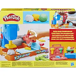 Набір для творчості з пластиліном Hasbro Play-Doh Stamp and Saw Tool Bench (F9141) - мініатюра 6